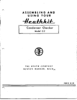 Heathkit C-2 - Service Manual 